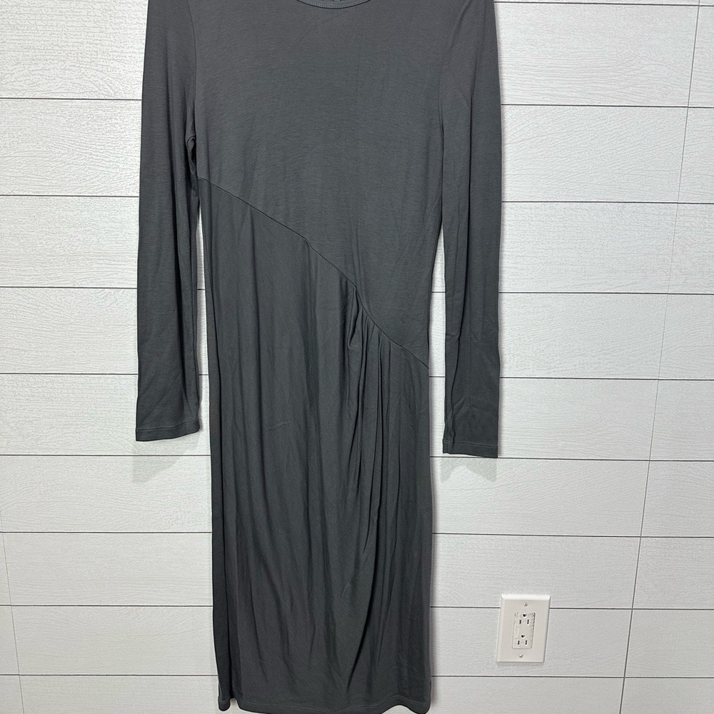 NWT DKNY Gray Knit Dress Size Medium - Picture 2 of 8